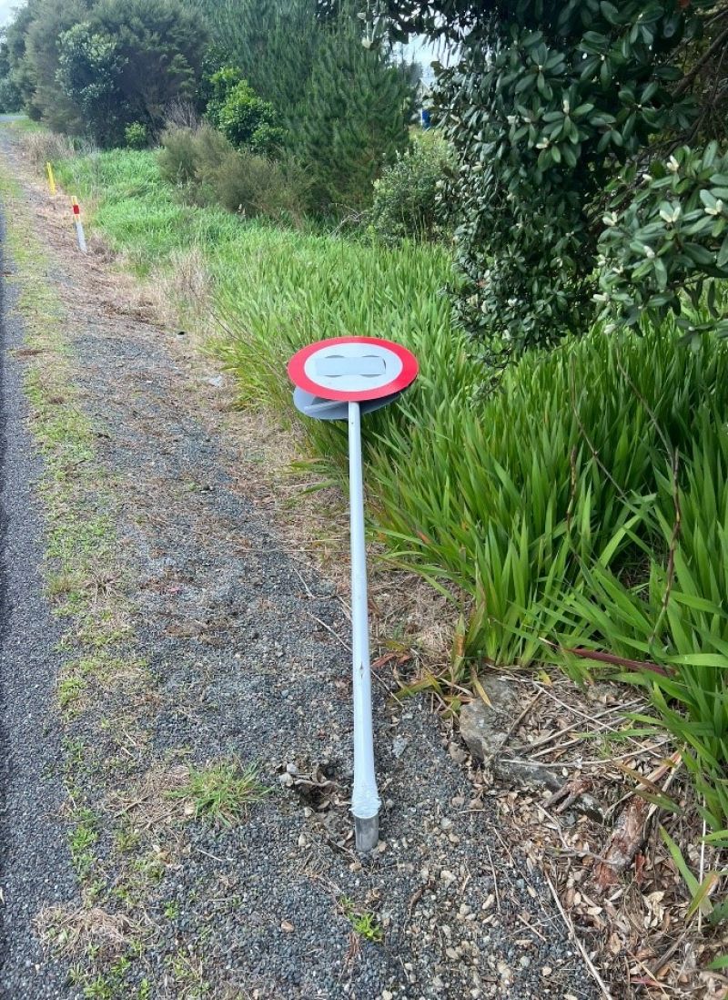 Put the brakes on road sign vandalism