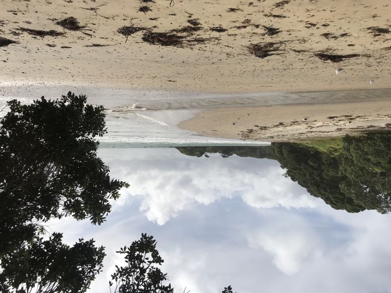 Wastewater leak at popular Far North beach